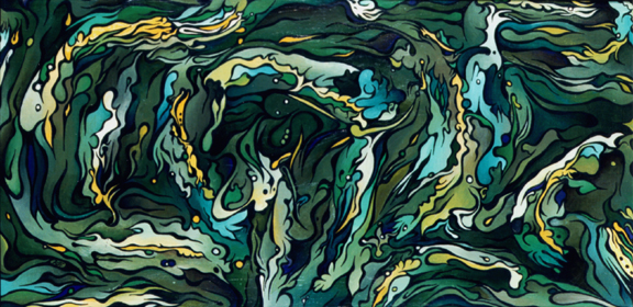 The Indescribable Churning of Green