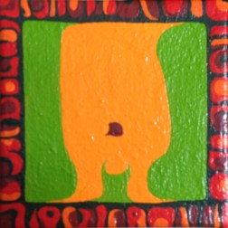 Ferrari Fugitive 2 Acrylic on Canvas 5 x 5 $75 2018 R