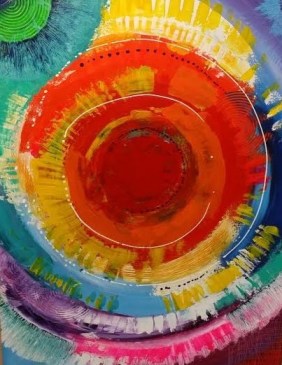 Liz Skelton. Inti. (spirit of the sun) 30X40. $550